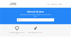 Desktop Screenshot of manual-java.com